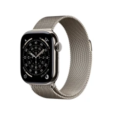 Смарт-годинник Apple Watch Series 11 GPS + Cellular 42mm Natural Titanium Case with Milanese Natural Band (0195950629422)