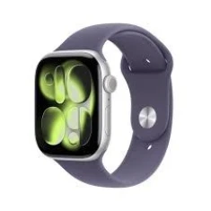 Смарт-годинник Apple Watch Series 11 GPS + Cellular 46mm Silver Aluminium Case with Purple Fog Sport Band S/M (0195950631319)