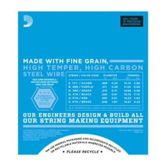 Струни для електрогітари D'Addario EXL120 (019954141295)