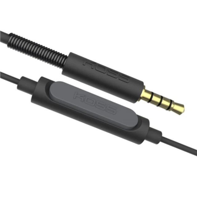 Наушники Koss KPH30iK проводные накладные с микрофоном Black (021299193532)