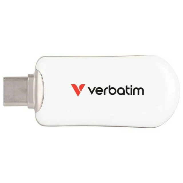 USB-накопичувач Verbatim Plectra 128GB USB-C White (30229)