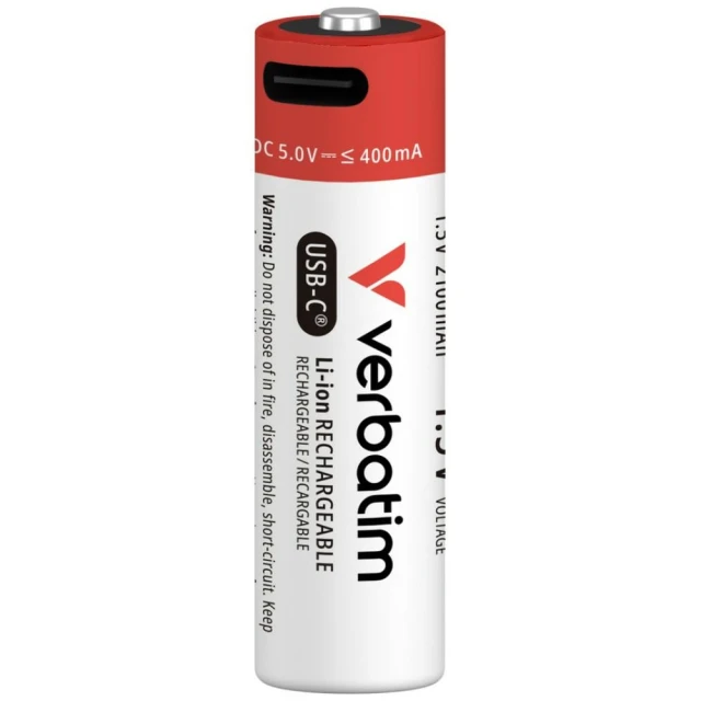 Акумулятори Verbatim AA USB-C 4шт (30249)