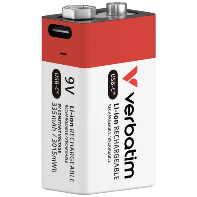Акумулятор Verbatim 9V USB-C (30251)