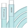 Кабель Verbatim SoftTouch USB-C to USB-C 60W PD3.0 120 см Blue (30273)