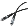 Кабель Verbatim Sync & Charge USB-C to USB-C 40Gb/s 240W 120cm Black (31849)