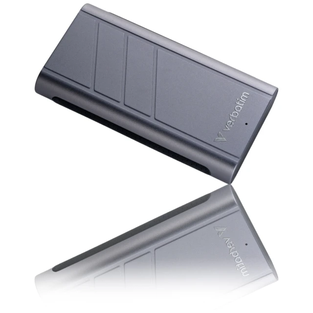 Зовнішній SSD Verbatim TurboMetal 1TB USB4 USB-C Grey (32021)