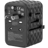 Адаптер Verbatim UTA-05 подорожній EU/UK/US GaN 2xUSB-A/2xUSB-C PD 65W Black (32120)
