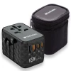 Адаптер Verbatim UTA-05 подорожній EU/UK/US GaN 2xUSB-A/2xUSB-C PD 65W Black (32120)