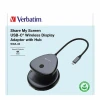 Бездротовий передавач зображення 4K Verbatim USB-C Share My Screen Black (32147)