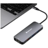 USB-хаб Verbatim USB-C to HDMI 3xUSB-A SD microSD 2xUSB-C Ethernet Silver (32152)