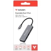 Адаптер Hub Verbatim USB-C/HDMI/USB-A 3.2/USB-A 2.0 алюмінієвий (32155)