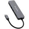 Хаб Verbatim USB-C to HDMI/USB-A 3.2/USB-A 2.0/SD/microSD Aluminum (32156)