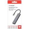 Хаб Verbatim HDMI/USB-C 3.2/USB-C/2xUSB-A 3.2/SD/microSD Silver (32158)