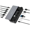 Док-станція Verbatim USB-C Pro 15в1 2xHDMI/RJ45/4xUSB-A/3xUSB-C/SD/microSD/Audio/DisplayPort/SSD Grey (32174)