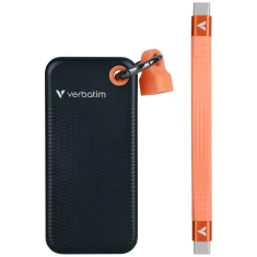 SSD зовнішній Verbatim Pocket 1TB USB-C 3.2 Gen.2 Black-Orange (32193)