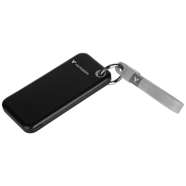 SSD зовнішній Verbatim Pocket SSD 2TB USB-C 3.2 gen.2 Black-Grey (32194)