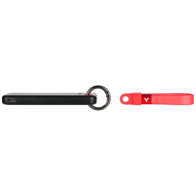 Диск зовнішній Verbatim Pocket SSD 2TB USB-C 3.2 gen.2 Black-Red (32196)