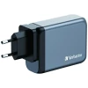 Зарядний пристрій Verbatim GaN 100W 3xUSB-C/USB-A + Адаптер EU/UK/US GNC-100 (32202)