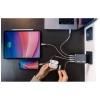 Зарядний пристрій Verbatim GaN 100W 3xUSB-C/USB-A + Адаптер EU/UK/US GNC-100 (32202)