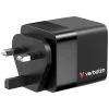 Мережевий зарядний пристрій Verbatim GaN 65W 2xUSB-C/USB-A + Adapter EU/UK/US Black (32217)
