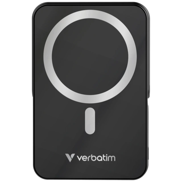 Powerbank Verbatim Charge n Go Magnetic Wireless 10000mAh з підставкою Black (32264)