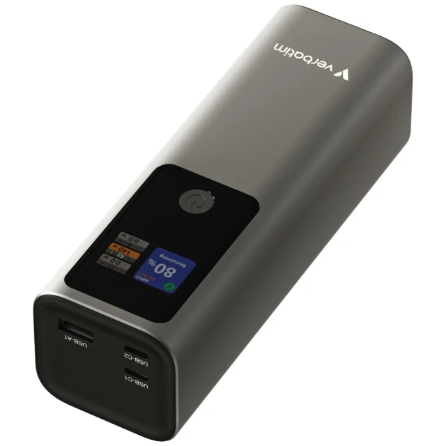 Павербанк Verbatim Charge n Go 27000mAh 140W 2xUSB-C PD 3.1 Grey (32269)