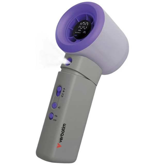 Ручний вентилятор Verbatim Cool'n'Go Aqua Breeze Purple (32345)