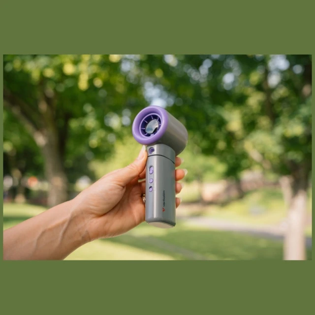 Ручний вентилятор Verbatim Cool'n'Go Aqua Breeze Purple (32345)
