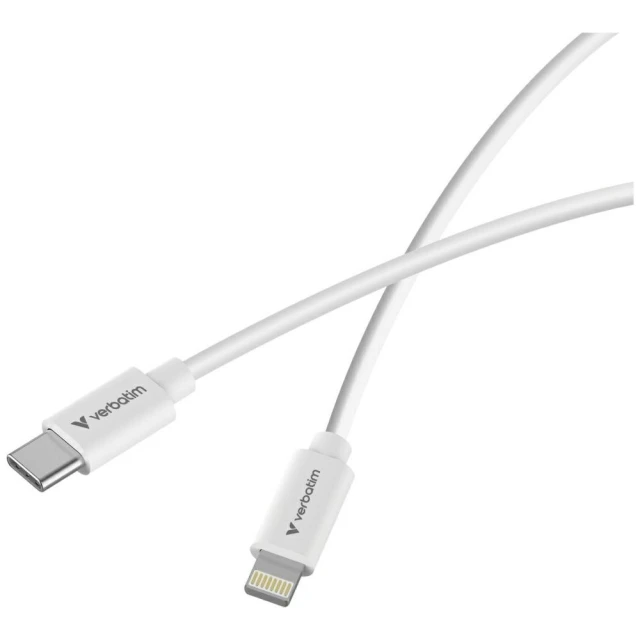 Кабелі Verbatim Sync & Charge USB-C to Lightning Essentials 27W Black White (2 pack) (32392)