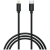 Кабелі Verbatim Sync & Charge USB-C to Lightning Essentials 27W Black White (2 pack) (32392)