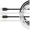 Кабелі Verbatim Sync & Charge USB-C to Lightning Essentials 27W Black White (2 pack) (32392)