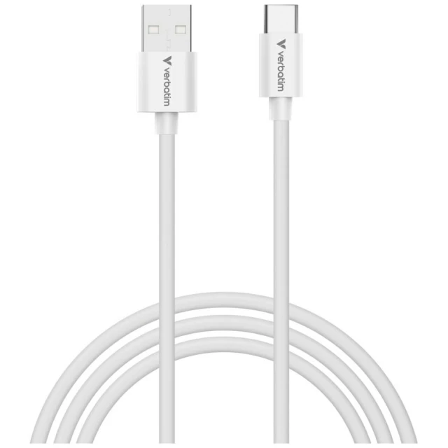 Кабелі Verbatim Sync & Charge USB-C to USB-A Essentials 18W Black White (2 pack) (32393)