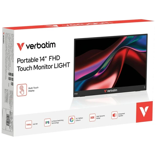 Портативний сенсорний монітор Verbatim LIGHT 14
