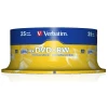 Диск DVD+RW Verbatim 4.7GB 4X 25 шт. Silver (43489)