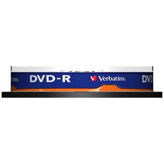 Диск DVD-R Verbatim 4.7GB 16x 10 шт Silver (43523)