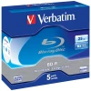 Диски Blu-ray Verbatim BD-R SL 25GB 6X 5шт White (43715)