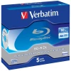 Диски Blu-ray Verbatim 50GB 6X BD-R DL 5шт Gray (43748)