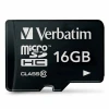 Карта памяти microSDHC Verbatim 16GB V10 Black (44010)