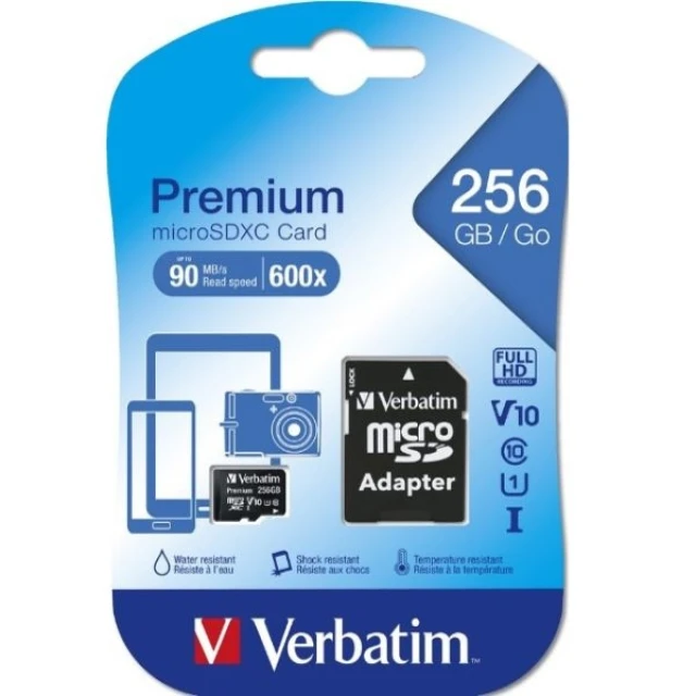 Карта пам'яті Verbatim microSDHC 32GB V10 Black (44013)