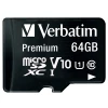 Карта пам'яті Verbatim microSDXC 64GB V10 + адаптер Black (44084)