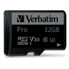 Карта пам'яті Verbatim microSD 32GB Pro U3 Black (47041)