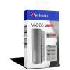 Зовнішній SSD Verbatim Vx500 120GB USB-C 3.2 Gen.2 Gray (47441)