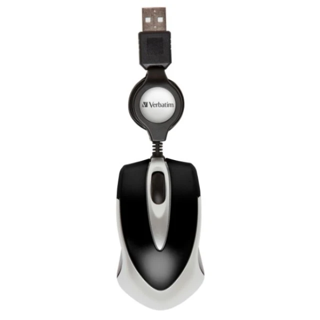 Миша Verbatim Go Mini оптична USB-A 1000 dpi Black (49020)