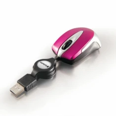 Миша Verbatim Go Mini USB-A 1000 dpi Pink (49021)