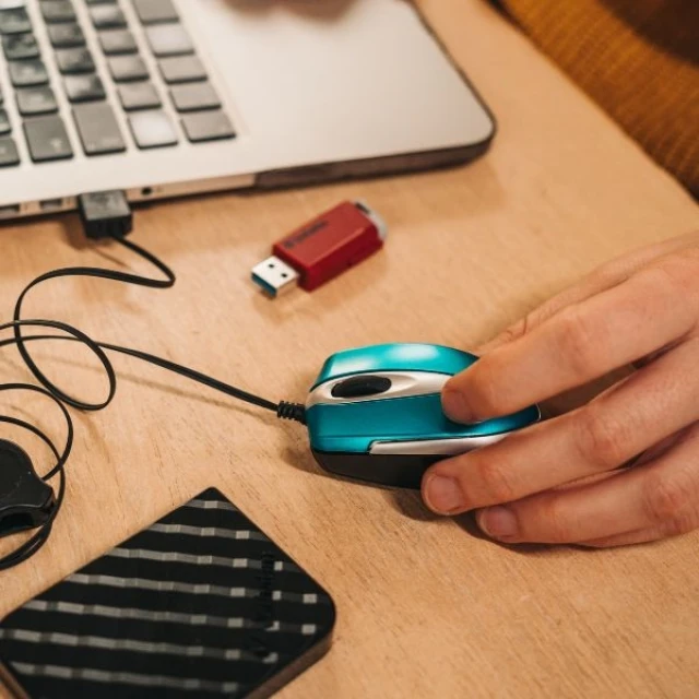 Миша Verbatim Go Mini USB-A 1000 dpi Blue (49022)