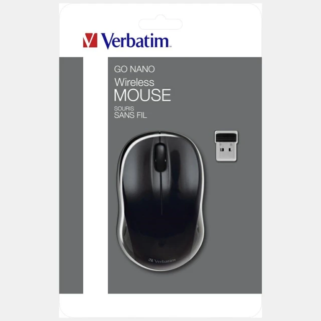 Миша бездротова Verbatim Go Nano 1600 dpi Black (49042)