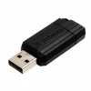 Флешка Verbatim PinStripe 16GB USB-A 2.0 Black (49063)