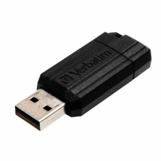 Флешка Verbatim PinStripe 16GB USB-A 2.0 Black (49063)