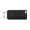 Флешка Verbatim PinStripe 16GB USB-A 2.0 Black (49063)
