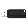 Флешка Verbatim PinStripe 64GB USB-A 2.0 Black (49065)